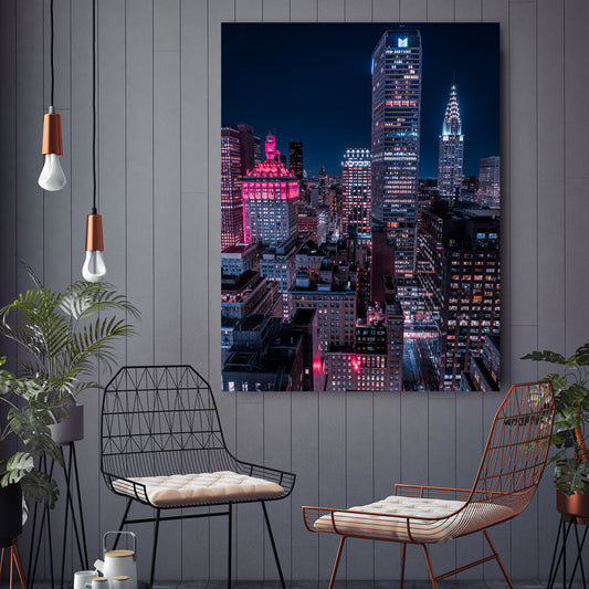 Bright Lights in the City 36x48